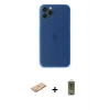 ieg™ iPhone 11 Pro Max Kılıf Yadigar Yansıma Serisi - Siyah Joko Magic 5D Hayalet Cam + Renkli Kamera Lens Koruma Cam - TU