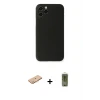 ieg™ iPhone 11 Pro Max Kılıf Yadigar Yansıma Serisi - Siyah Joko Magic 5D Hayalet Cam + Renkli Kamera Lens Koruma Cam - TU