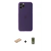 ieg™ iPhone 11 Pro Max Kılıf Yadigar Yansıma Serisi - Siyah Joko Magic 5D Hayalet Cam + Renkli Kamera Lens Koruma Cam - TU