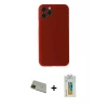 ieg™ iPhone 11 Pro Max Kılıf Yadigar Yansıma Serisi - Siyah Polymer Nano Ekran Koruyucu + Rainbow Kamera Lens Koruma Cam - YL