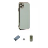 ieg™ iPhone 11 Pro Max Kılıf Yankı Serisi - Siyah Joko Magic 5D Hayalet Cam + Shine Kamera Lens Koruma Cam - GI