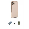 ieg™ iPhone 11 Pro Max Kılıf Yankı Serisi - Siyah Joko Magic 5D Hayalet Cam + Shine Kamera Lens Koruma Cam - GI