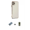 ieg™ iPhone 11 Pro Max Kılıf Yankı Serisi - Siyah Joko Magic 5D Hayalet Cam + Shine Kamera Lens Koruma Cam - GI