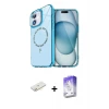 ieg™ iPhone 12 Kılıf Kıvılcım Form Prime - Siyah Bilvis 5in1 3D Magic Cam Ekran Koruyucu + Renkli Kamera Lens Koruma Cam - SI