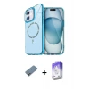ieg™ iPhone 12 Kılıf Kıvılcım Form Prime - Siyah Bilvis 5in1 3D Magic Cam Ekran Koruyucu + Shine Kamera Lens Koruma Cam - GI