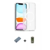 ieg™ iPhone 12 Kılıf Siluet Minimal Prime - Siyah Joko Magic 5D Hayalet Cam + Shine Kamera Lens Koruma Cam - MI
