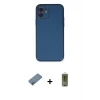 ieg™ iPhone 12 Kılıf Yadigar Klasik - Siyah Joko Magic 5D Hayalet Cam + Shine Kamera Lens Koruma Cam - GI