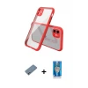 ieg™ iPhone 12 Mini Kılıf Nova Asil Özel Seri - Şeffaf Royal Nano Ekran Koruyucu + Shine Kamera Lens Koruma Cam - GI
