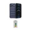 ieg™ iPhone 12 Pro Kılıf Atlas Koleksiyonu - Siyah Polymer Nano Ekran Koruyucu