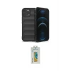 ieg™ iPhone 12 Pro Kılıf Atlas Koleksiyonu - Siyah Polymer Nano Ekran Koruyucu