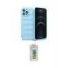 ieg™ iPhone 12 Pro Kılıf Atlas Koleksiyonu - Siyah Polymer Nano Ekran Koruyucu