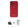 ieg™ iPhone 12 Pro Kılıf Kozmos Minimal Prime - Şeffaf Uv Polymer Nano Ekran Koruyucu + Kamera Lens Koruma Cam - SF