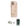 ieg™ iPhone 12 Pro Kılıf Nova Işık Prime - Şeffaf 360 Full Body Arka Koruyucu + Rainbow Kamera Lens Koruma Cam - GD