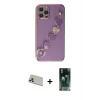ieg™ iPhone 12 Pro Kılıf Nova Işık Prime - Şeffaf 360 Full Body Arka Koruyucu + Rainbow Kamera Lens Koruma Cam - GD