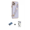 ieg™ iPhone 12 Pro Kılıf Nova Işık Prime - Şeffaf Uv Polymer Nano Ekran Koruyucu + Shine Kamera Lens Koruma Cam - GD