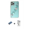 ieg™ iPhone 12 Pro Kılıf Nova Işık Prime - Şeffaf Uv Polymer Nano Ekran Koruyucu + Shine Kamera Lens Koruma Cam - GD