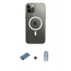 ieg™ iPhone 12 Pro Max Kılıf Ahenk Yansıma Prime - Siyah Joko Magic 5D Cam + Shine Kamera Lens Koruma Cam - GD