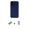 ieg™ iPhone 12 Pro Max Kılıf Çekirdek Modern Serisi - Siyah Joko Magic 5D Cam + Shine Kamera Lens Koruma Cam - GS