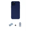 ieg™ iPhone 12 Pro Max Kılıf Çekirdek Modern Serisi - Siyah Joko Magic 5D Cam + Shine Kamera Lens Koruma Cam - MI