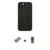 ieg™ iPhone 12 Pro Max Kılıf Çekirdek Yansıma - Siyah Joko Magic 5D Hayalet Cam + Shine Kamera Lens Koruma Cam - GS