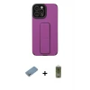 ieg™ iPhone 12 Pro Max Kılıf Çekirdek Yansıma - Siyah Joko Magic 5D Hayalet Cam + Shine Kamera Lens Koruma Cam - GS