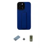 ieg™ iPhone 12 Pro Max Kılıf Çekirdek Yansıma - Siyah Joko Magic 5D Hayalet Cam + Shine Kamera Lens Koruma Cam - GS