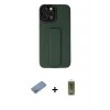 ieg™ iPhone 12 Pro Max Kılıf Çekirdek Yansıma - Siyah Joko Magic 5D Hayalet Cam + Shine Kamera Lens Koruma Cam - GS