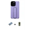 ieg™ iPhone 12 Pro Max Kılıf Çekirdek Yansıma - Siyah Joko Magic 5D Hayalet Cam + Shine Kamera Lens Koruma Cam - GS