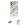 ieg™ iPhone 12 Pro Max Kılıf Eksen Asil Prime - Şeffaf Uv Polymer Nano Ekran Koruyucu + Renkli Kamera Lens Koruma Cam - TU