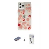 ieg™ iPhone 12 Pro Max Kılıf Eksen Asil Prime - Şeffaf Uv Polymer Nano Ekran Koruyucu + Renkli Kamera Lens Koruma Cam - TU