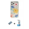 ieg™ iPhone 12 Pro Max Kılıf Eksen Asil Prime - Siyah 5D Eko Cam Ekran Koruyucu + Shine Kamera Lens Koruma Cam - GI