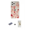 ieg™ iPhone 12 Pro Max Kılıf Eksen Asil Prime - Siyah Mat Seramik Nano Ekran Koruyucu + Renkli Kamera Lens Koruma Cam - PE