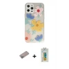 ieg™ iPhone 12 Pro Max Kılıf Eksen Asil Prime - Siyah Polymer Nano Ekran Koruyucu + Shine Kamera Lens Koruma Cam - SABE