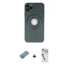 ieg™ iPhone 12 Pro Max Kılıf Eksen Klasik Prime - Şeffaf Uv Polymer Nano Ekran Koruyucu + Shine Kamera Lens Koruma Cam - GI