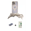 ieg™ iPhone 12 Pro Max Kılıf Eksen Özel Seri - Siyah 20D Premium Cam Ekran Koruyucu + Renkli Kamera Lens Koruma Cam - PE
