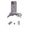 ieg™ iPhone 12 Pro Max Kılıf Eksen Özel Seri - Siyah Joko Magic 5D Cam + Metal Kamera Lens Koruma Cam - KI