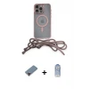 ieg™ iPhone 12 Pro Max Kılıf Eksen Özel Seri - Siyah Joko Magic 5D Cam + Metal Kamera Lens Koruma Cam - KI