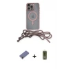 ieg™ iPhone 12 Pro Max Kılıf Eksen Özel Seri - Siyah Joko Magic 5D Hayalet Cam + Metal Kamera Lens Koruma Cam - GD