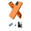 ieg™ iPhone 12 Pro Max Kılıf Kozmos Yansıma Özel Seri - Şeffaf Temperli Cam Ekran Koruyucu + Shine Kamera Lens Koruma Cam - GI