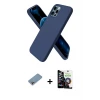 ieg™ iPhone 12 Pro Max Kılıf Kozmos Yansıma Özel Seri - Şeffaf Temperli Cam Ekran Koruyucu + Shine Kamera Lens Koruma Cam - GI