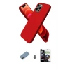 ieg™ iPhone 12 Pro Max Kılıf Kozmos Yansıma Özel Seri - Şeffaf Temperli Cam Ekran Koruyucu + Shine Kamera Lens Koruma Cam - GI
