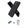 ieg™ iPhone 12 Pro Max Kılıf Kozmos Yansıma Özel Seri - Şeffaf Uv Polymer Nano Ekran Koruyucu + Shine Kamera Lens Koruma Cam - GD