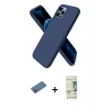 ieg™ iPhone 12 Pro Max Kılıf Kozmos Yansıma Özel Seri - Siyah 20D Premium Cam Ekran Koruyucu + Shine Kamera Lens Koruma Cam - GD