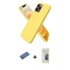 ieg™ iPhone 12 Pro Max Kılıf Kozmos Yansıma Özel Seri - Siyah 6D Mat Seramik Hayalet Nano Ekran Koruyucu + Shine Kamera Lens Koruma Cam - GD