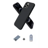 ieg™ iPhone 12 Pro Max Kılıf Kozmos Yansıma Özel Seri - Siyah Joko Magic 5D Cam + Metal Kamera Lens Koruma Cam - SH