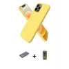 ieg™ iPhone 12 Pro Max Kılıf Kozmos Yansıma Özel Seri - Siyah Joko Magic 5D Hayalet Cam + Renkli Kamera Lens Koruma Cam - YL