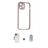 ieg™ iPhone 12 Pro Max Kılıf Nova Asil Özel Seri - Siyah Joko Magic 5D Cam + Shine Kamera Lens - GD