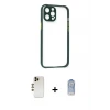 ieg™ iPhone 12 Pro Max Kılıf Nova Asil Özel Seri - Siyah Joko Magic 5D Cam + Shine Kamera Lens - GD