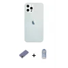 ieg™ iPhone 12 Pro Max Kılıf Nova Çizgi - Siyah Joko Magic 5D Cam + Metal Kamera Lens Koruma Cam - GD