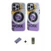 ieg™ iPhone 12 Pro Max Kılıf Nova Doku Koleksiyonu - Siyah Joko Magic 5D Hayalet Cam + Metal Kamera Lens Koruma Cam - GD